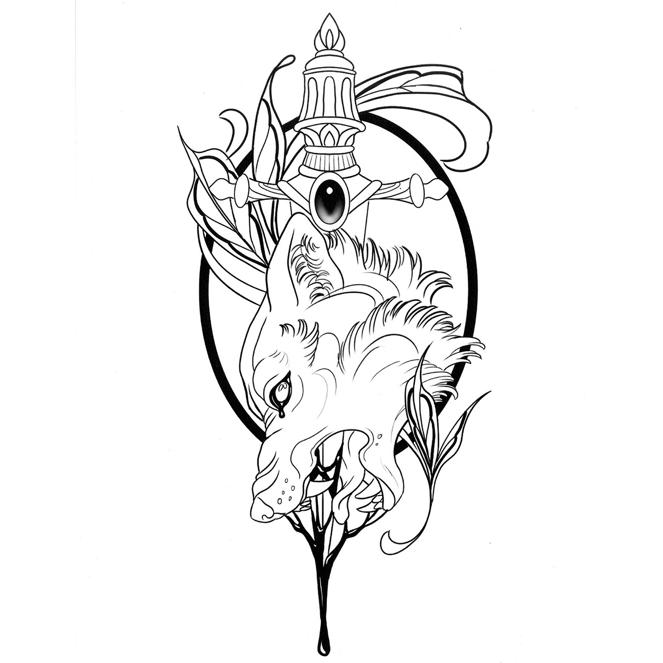 Chantell Lillard Tattoo Drawing