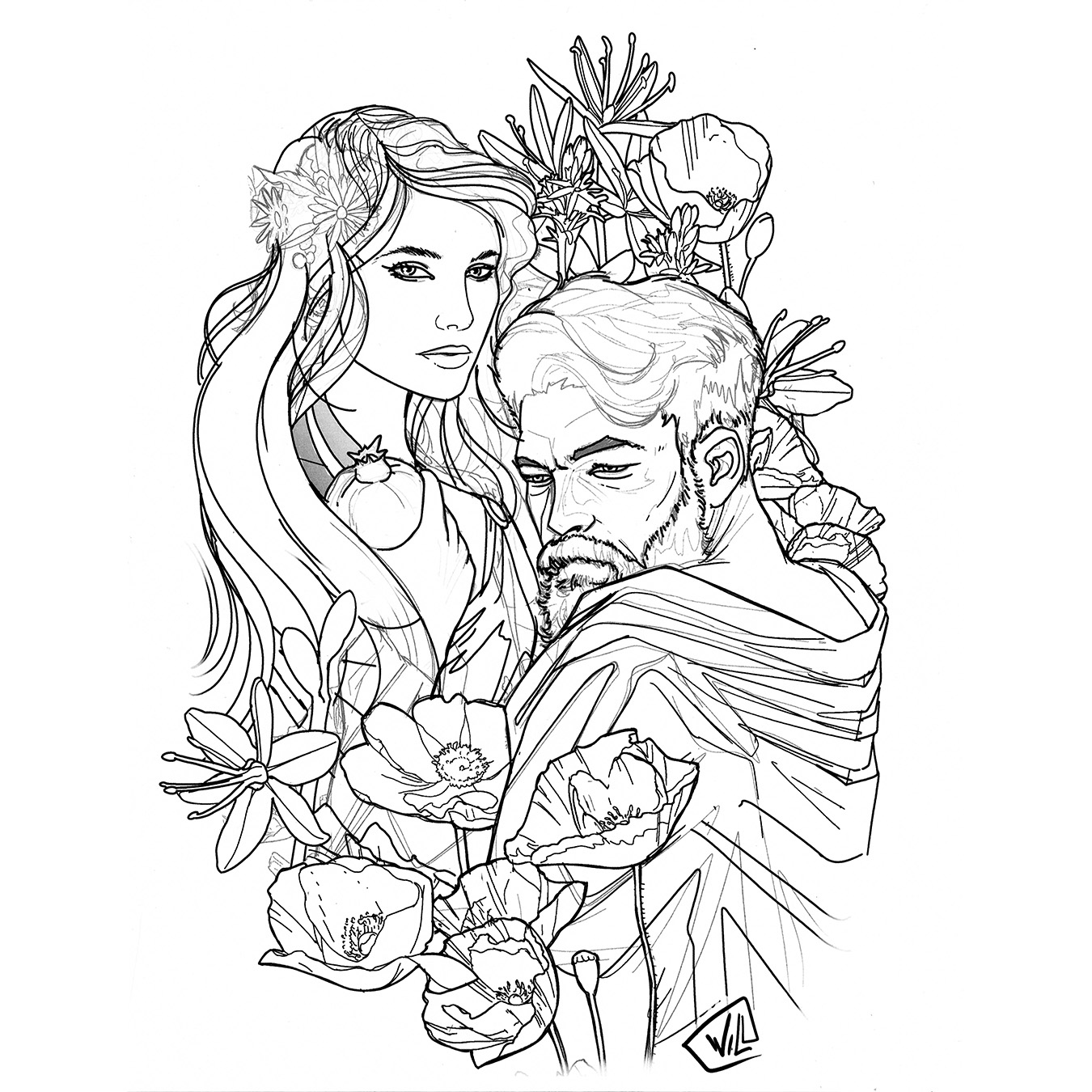 William White Tattoo Drawing